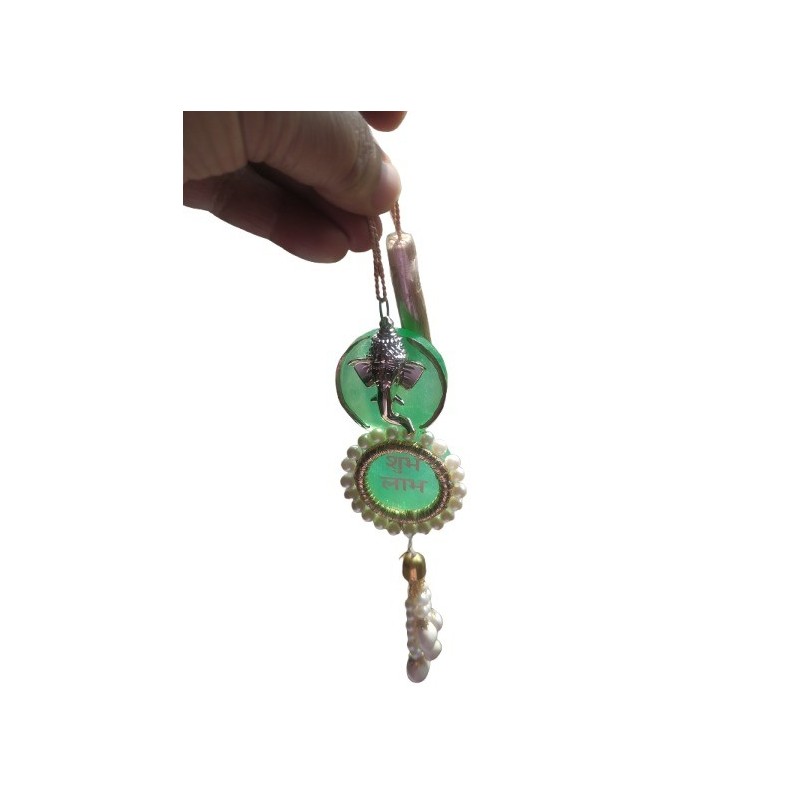 Shubh Labh Hanging Green
